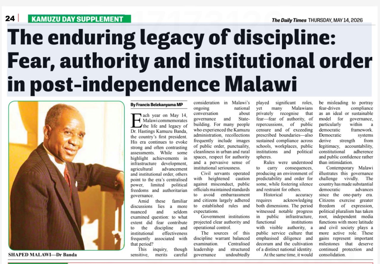 Kamuzu Legacy Article